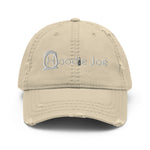 Hoodie Joe Wht Distressed Dad Hat