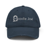 Hoodie Joe Wht Distressed Dad Hat