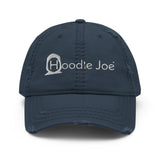 Hoodie Joe Wht Distressed Dad Hat